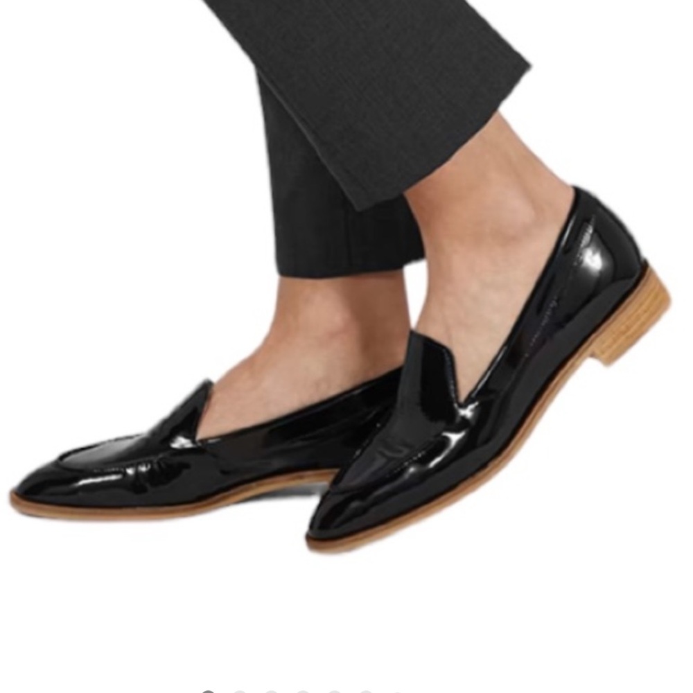Everlane the Modern Black Patent Leather Loafers